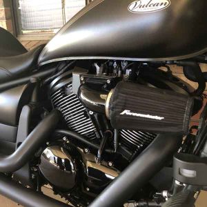 Kawasaki Vulcan 900 Air Cleaner by ForceWinder. ForceWinder air intake for the VN900