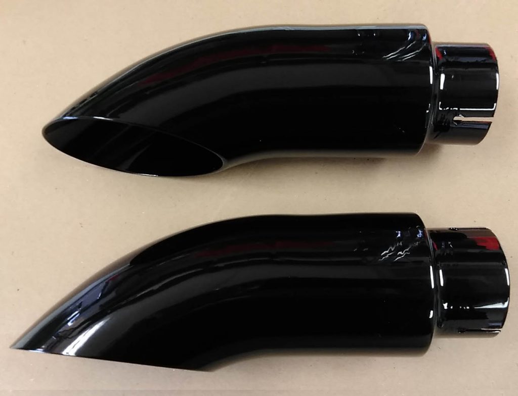 VRSC StreetFighter Gloss Black Short Pipes ForceWinder Motorcycle Air