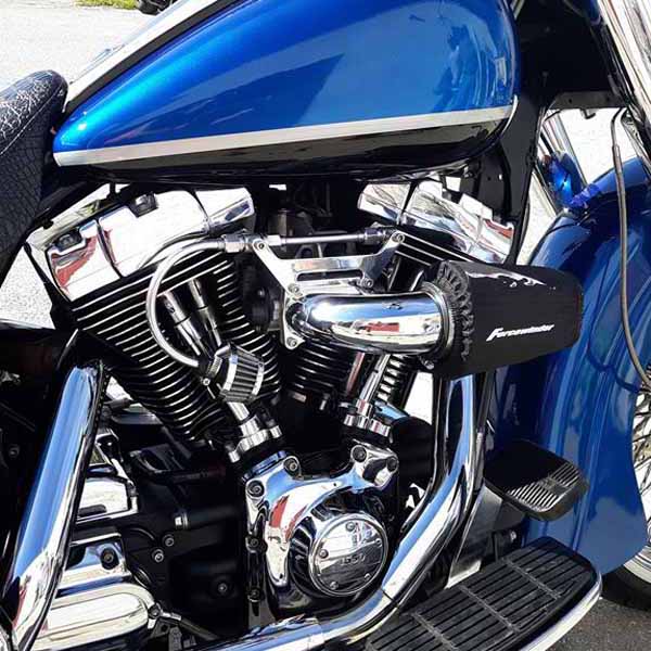 Harley Davidson with Magneti Marelli FI. ForceWinder Air Intake, ForceWinder Air Cleaner for Harleys