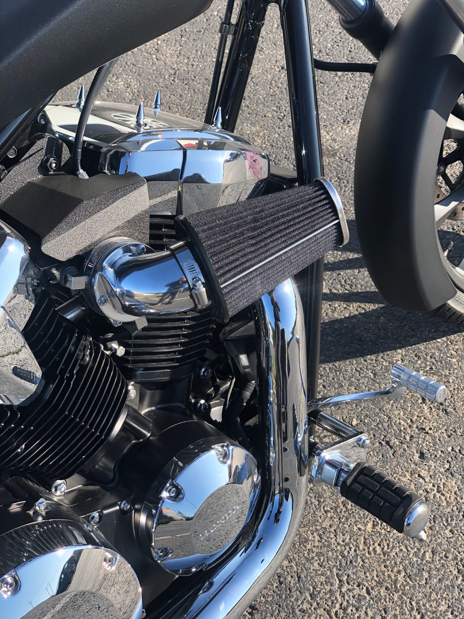 Honda Fury Air Intake Kit w/Cover Polished ForceWinder Intakes Force