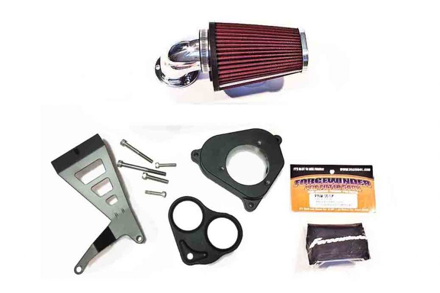 Yamaha Bolt Intake by ForceWinder - Polished - ForceWinder Motorcycle ...