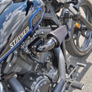 Yamaha Stryker with ForceWinder Gloss Black Intake I