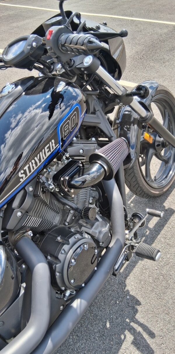 Yamaha Stryker with ForceWinder Gloss Black Intake I