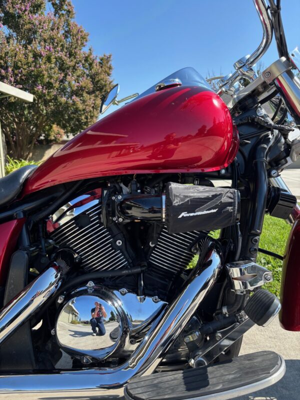 Kawasaki VN 900 by ForceWinder Gloss Black