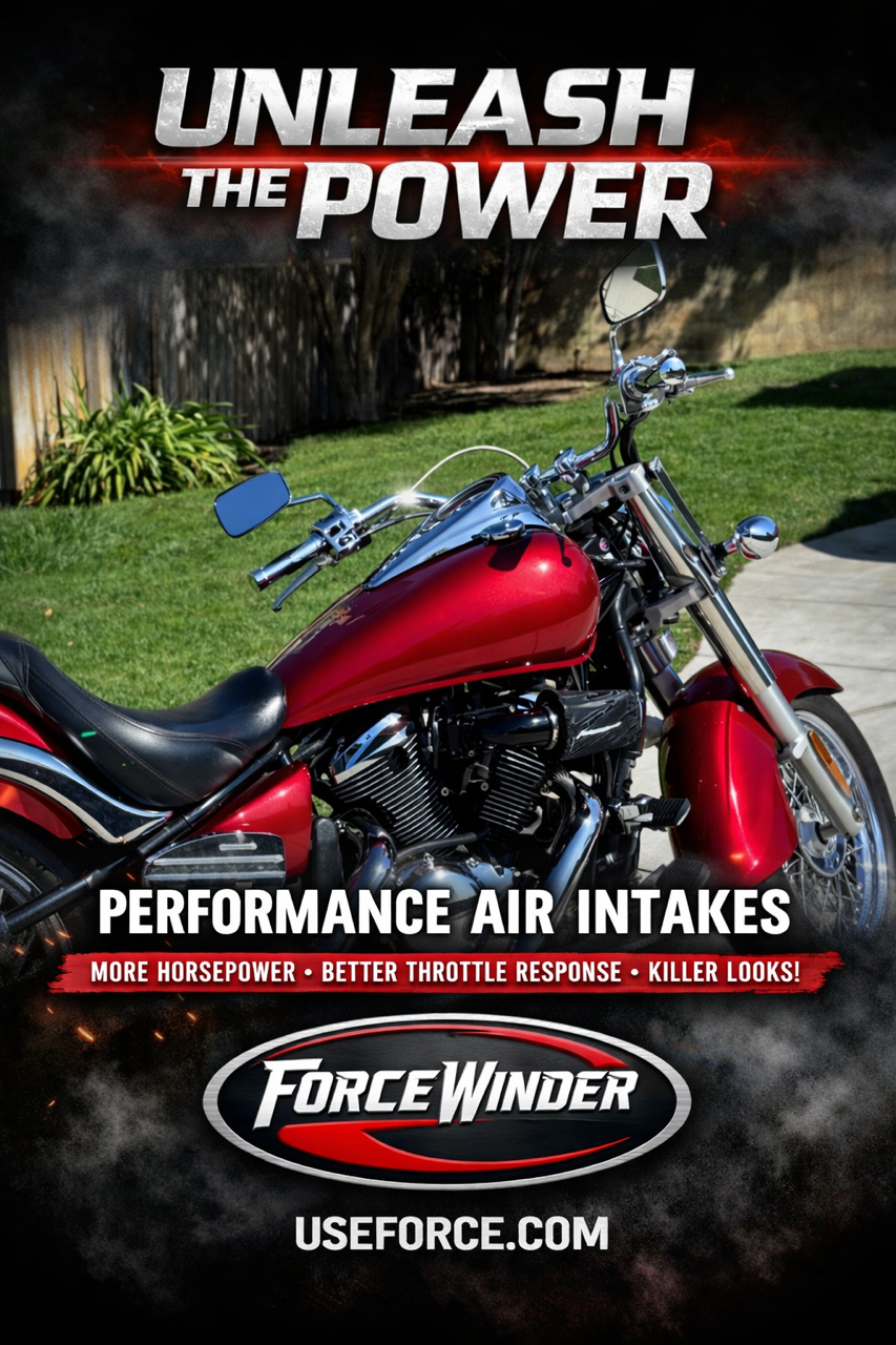 Kawasaki Vulcan 900 Intake by ForceWinder Performance Air Cleaners