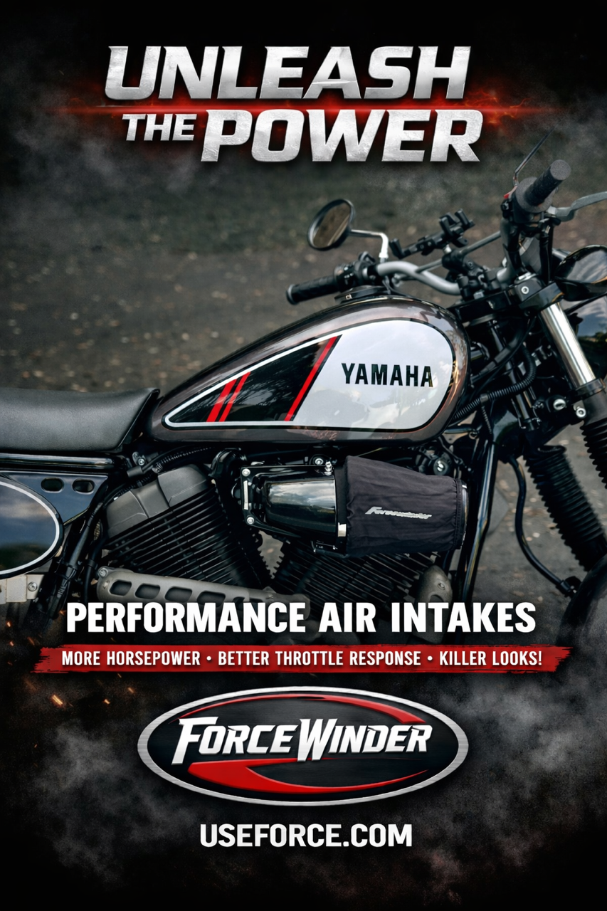 Yamaha Bolt Air Intake by ForceWinder Performance Air Cleaners