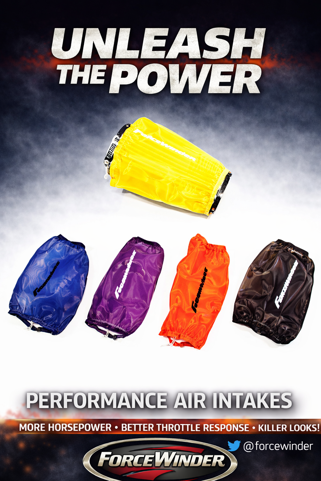 Pre Filter Socks by ForceWinder Performance Intakes