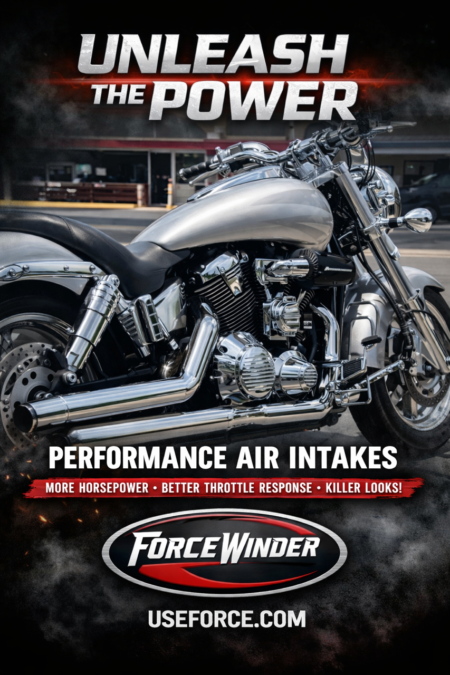 Honda VTX 1800 air cleaner by ForceWinder Performance Intakes