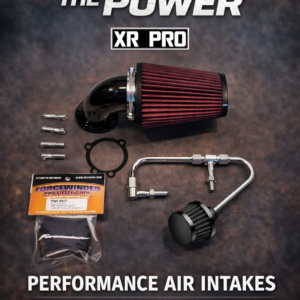 ForceWinder Intake XRII Optinum Series Gloss Black For Harley Davdison and Buell Motorcycles