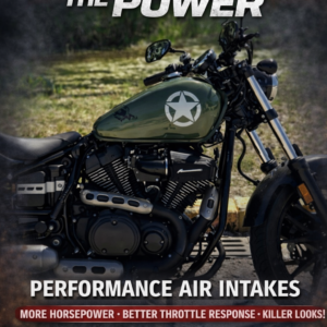 Yamaha Bolt Air Cleaner Gloss Black by ForceWinder Performance