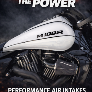 Suzuki M109 White Polished I Intake by ForceWinder Performance Intakes