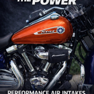 Yamaha Road Star Orange air cleaner by ForceWinder Performance Intakes