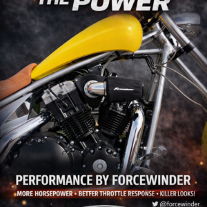 Honda Fury Chrome air cleaner by ForceWinder Performance Intakes