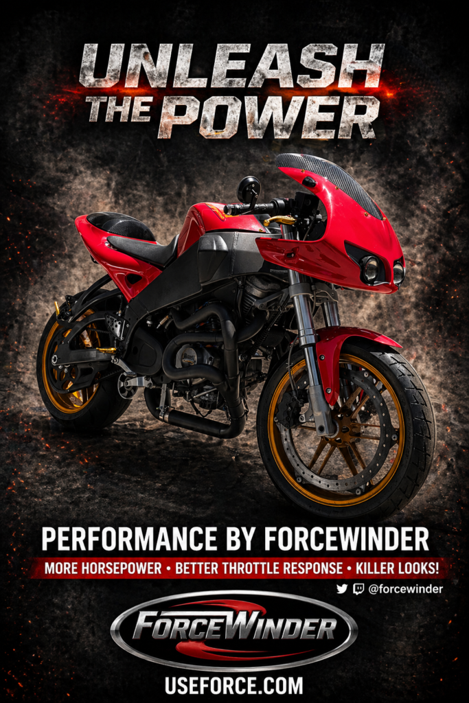 Buell Exhaust XB Models - ForceWinder Motorcycle Intakes