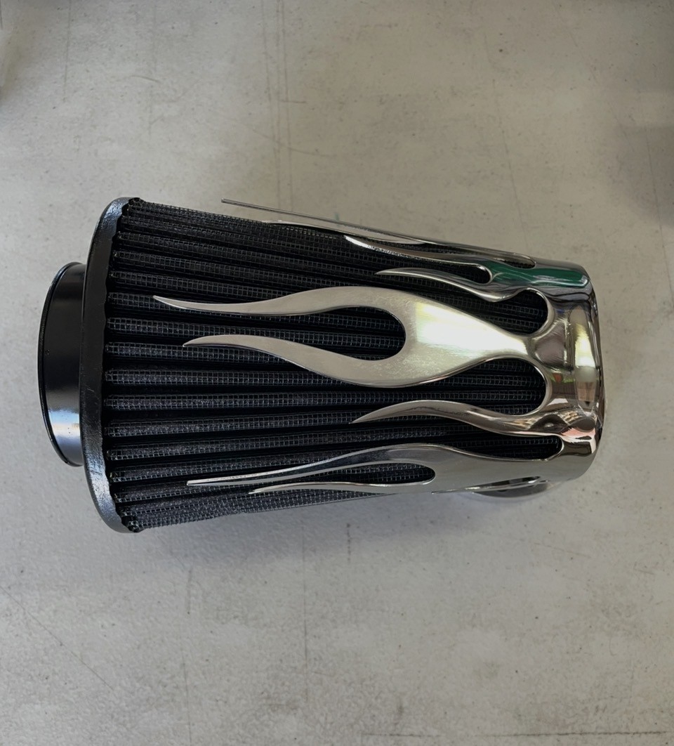 ForceWinder Chrome Show Off Cover - Flames