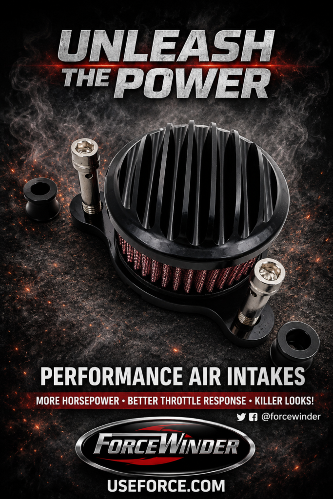 ForceWinder Harley Sportster Black Ops Black Intake